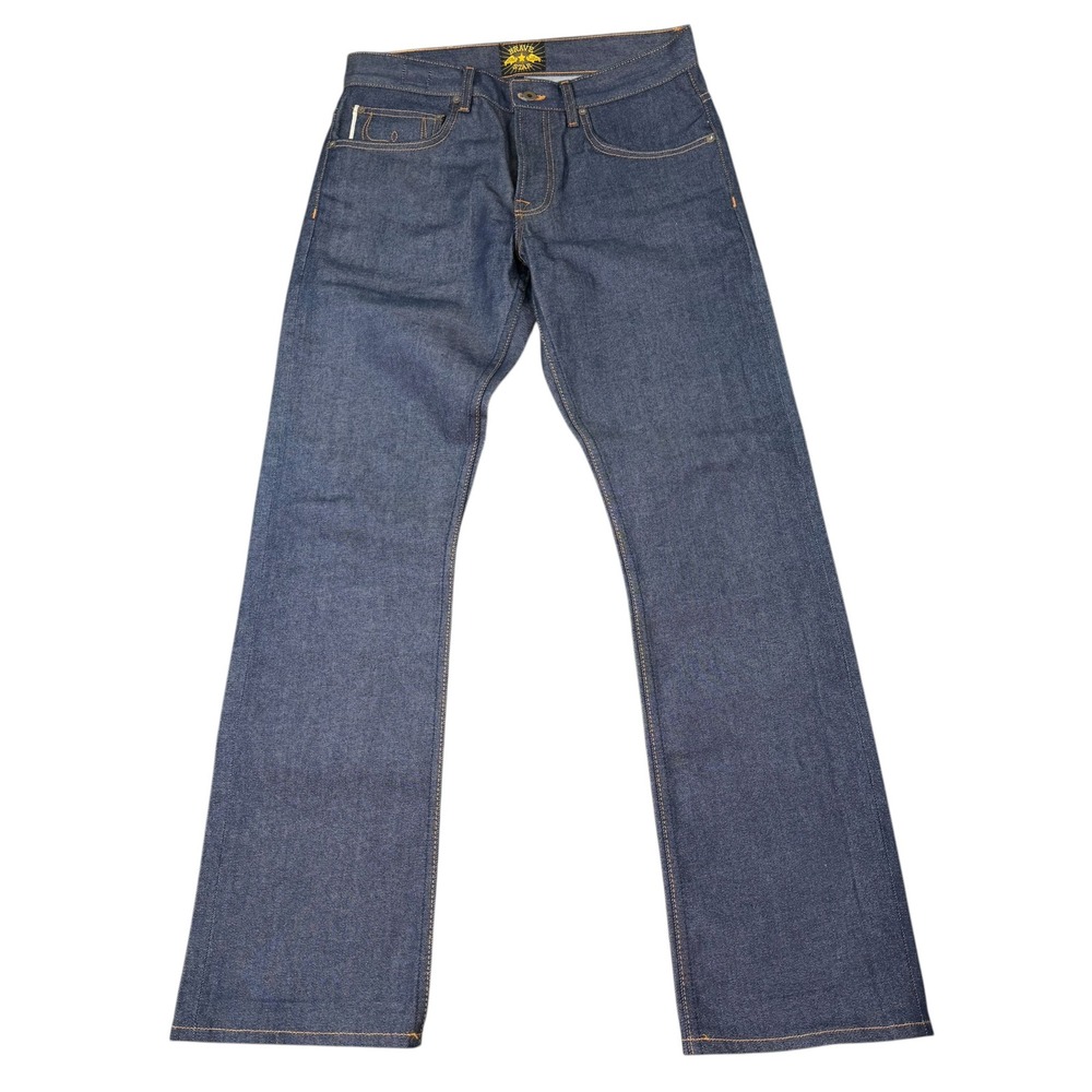 Brave Star Mens The Mojave Western Cut Blue Selvedge Cone Denim Jeans Size 32